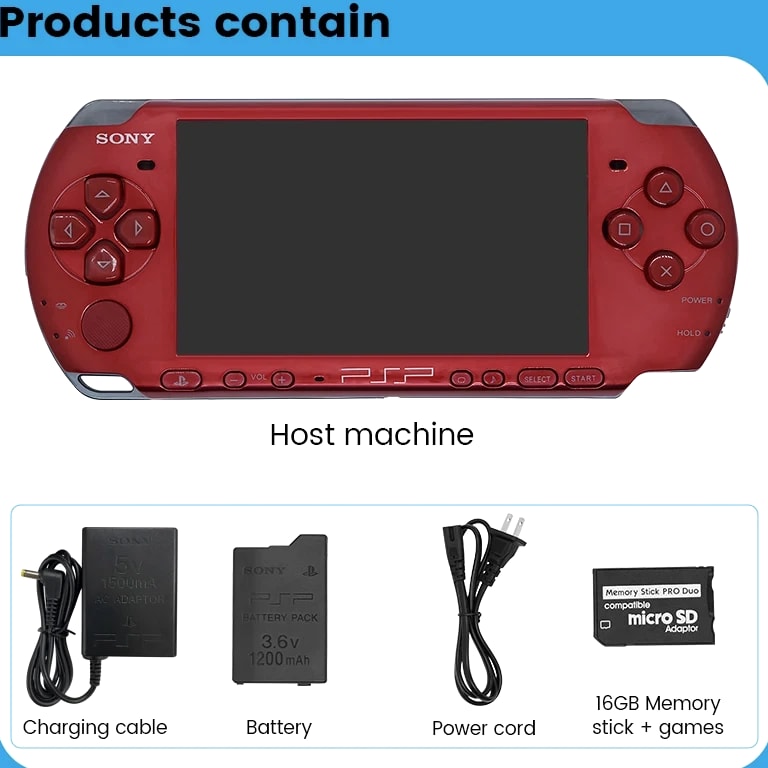 Original Sony Psp 3000 Handheld Game Console (PSP-3006) Psp Sony 3000  PSP3000