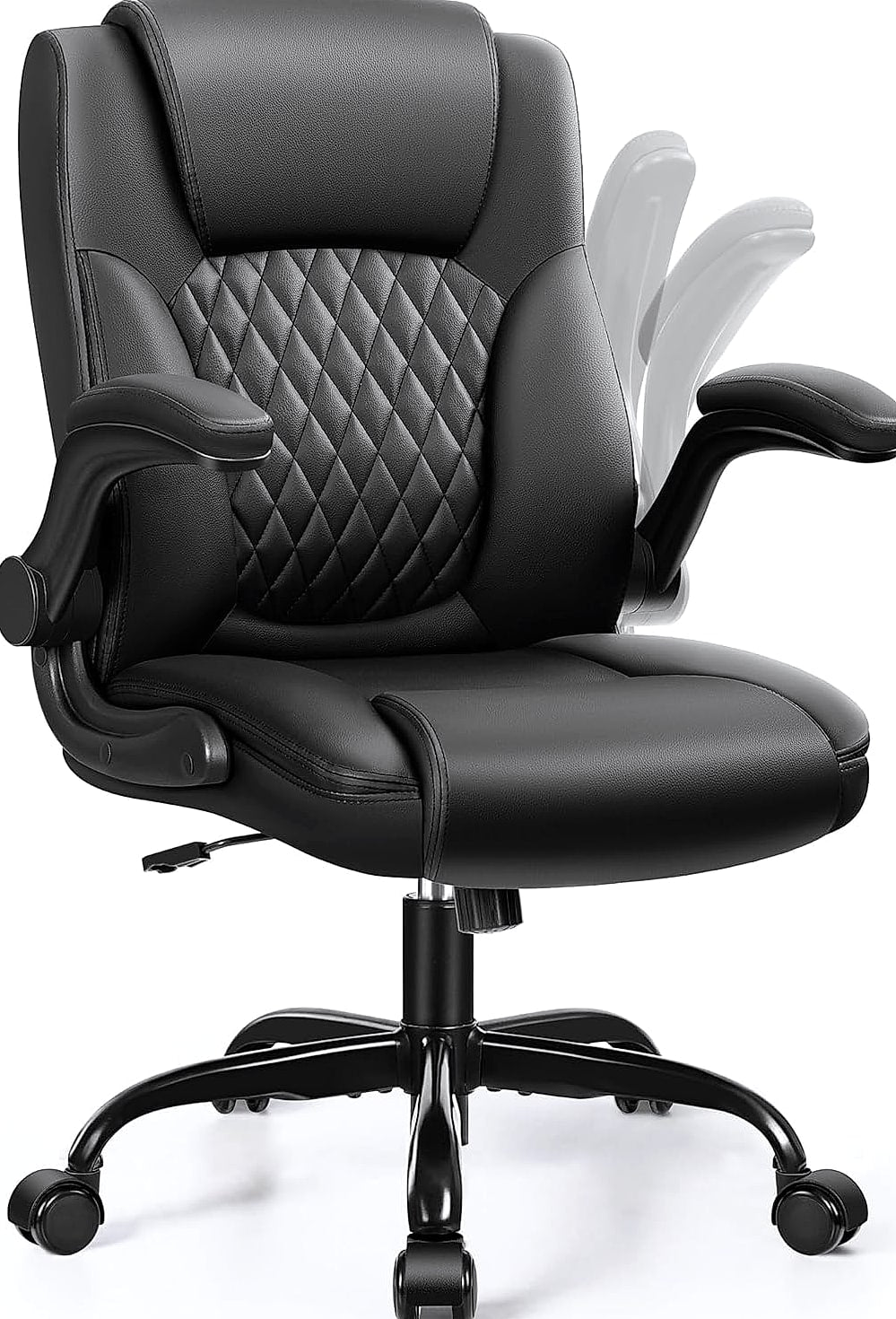 Brick Attic PU Leather Office Chair Ergonomic Desk Seat