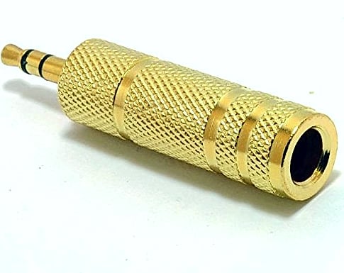 iMBAPrice Stereo Gold Adapter 1/4" to 3.5mm Jack