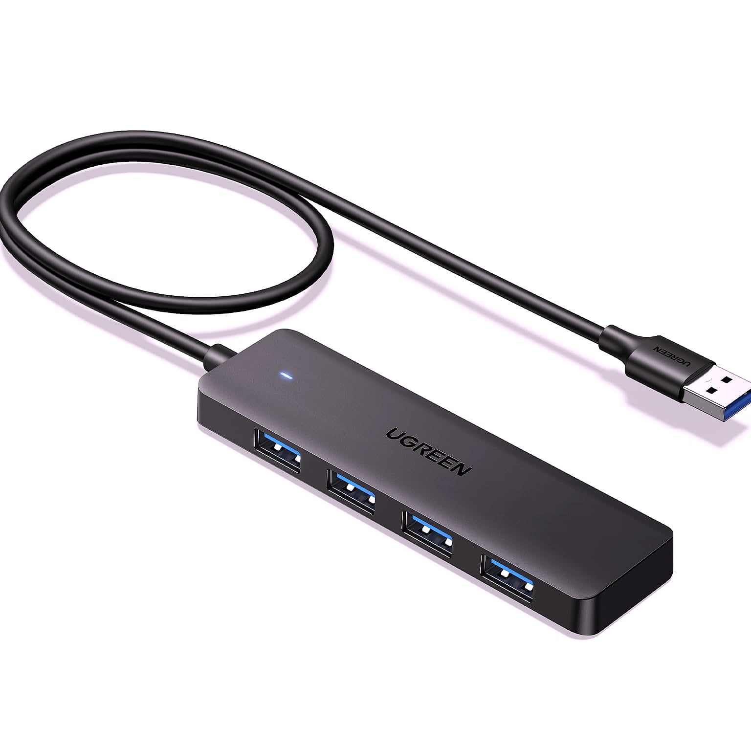 UGREEN USB 3.0 Hub 4 Port USB A Splitter Expansion 0.5FT