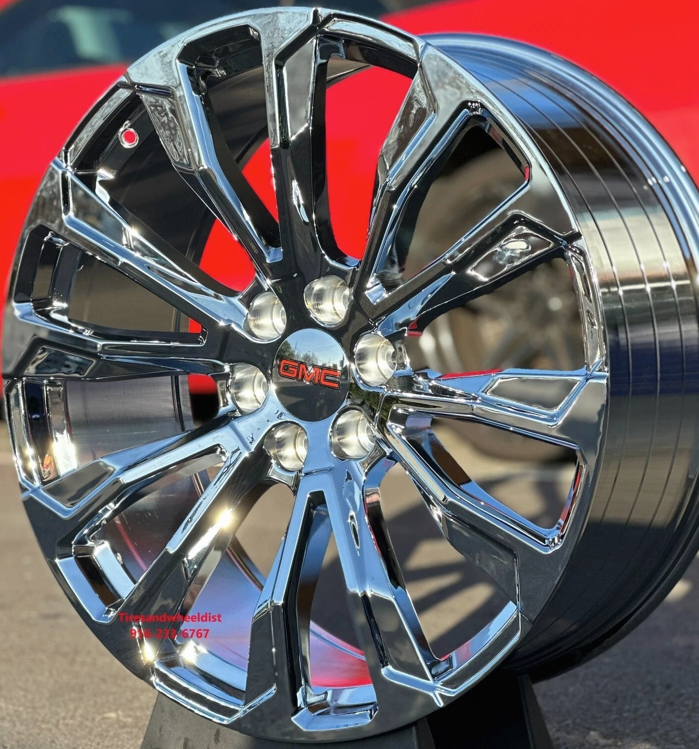26'' inch Chrome Wheels Tires fit Yukon Silverado Tahoe FR203 Escalade Sierra XL