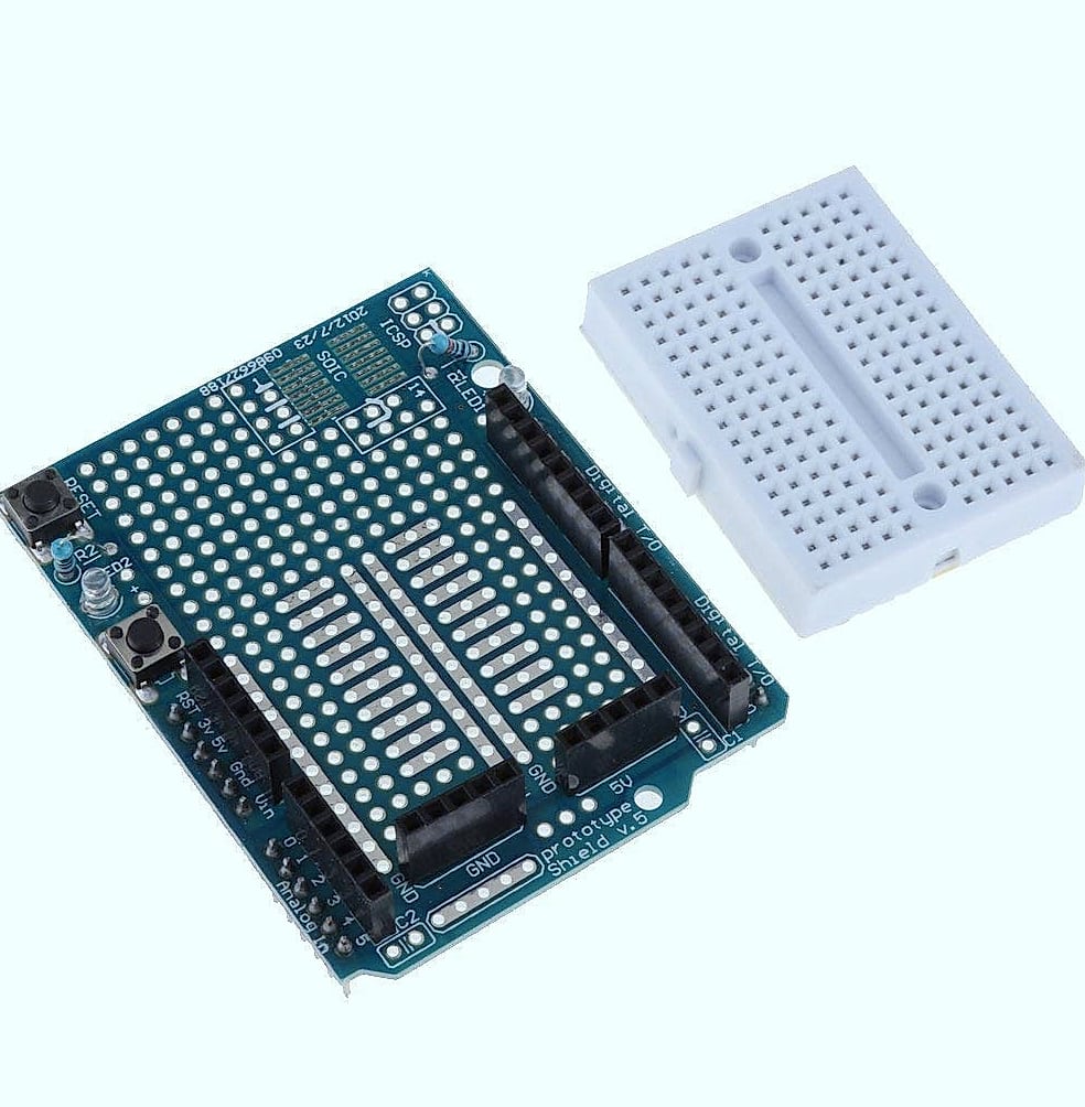 HiLetgo UNO R3 Proto Shield Expansion Board with Mini Breadboard Kit
