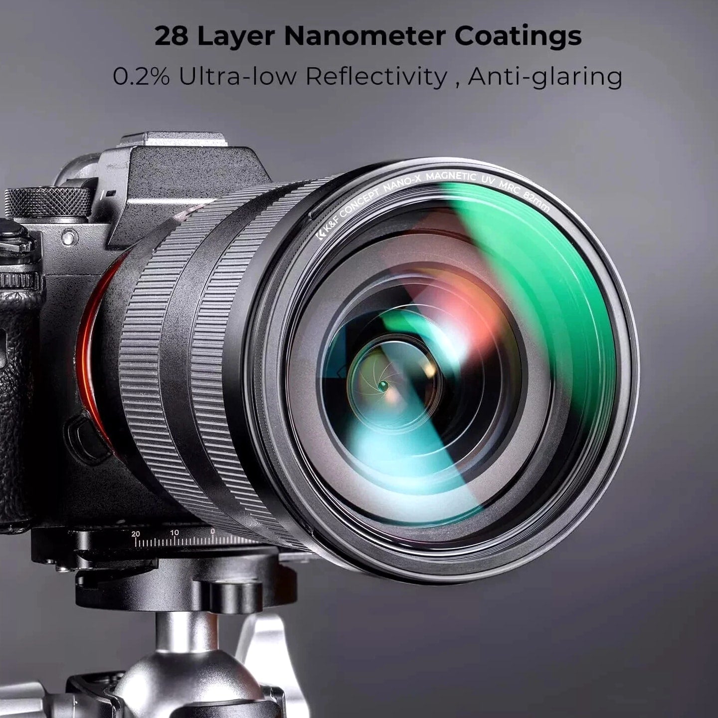 K&F Concept 49-82mm Nano-X Magnetic MC UV Lens Protection Filter for Camera Lens