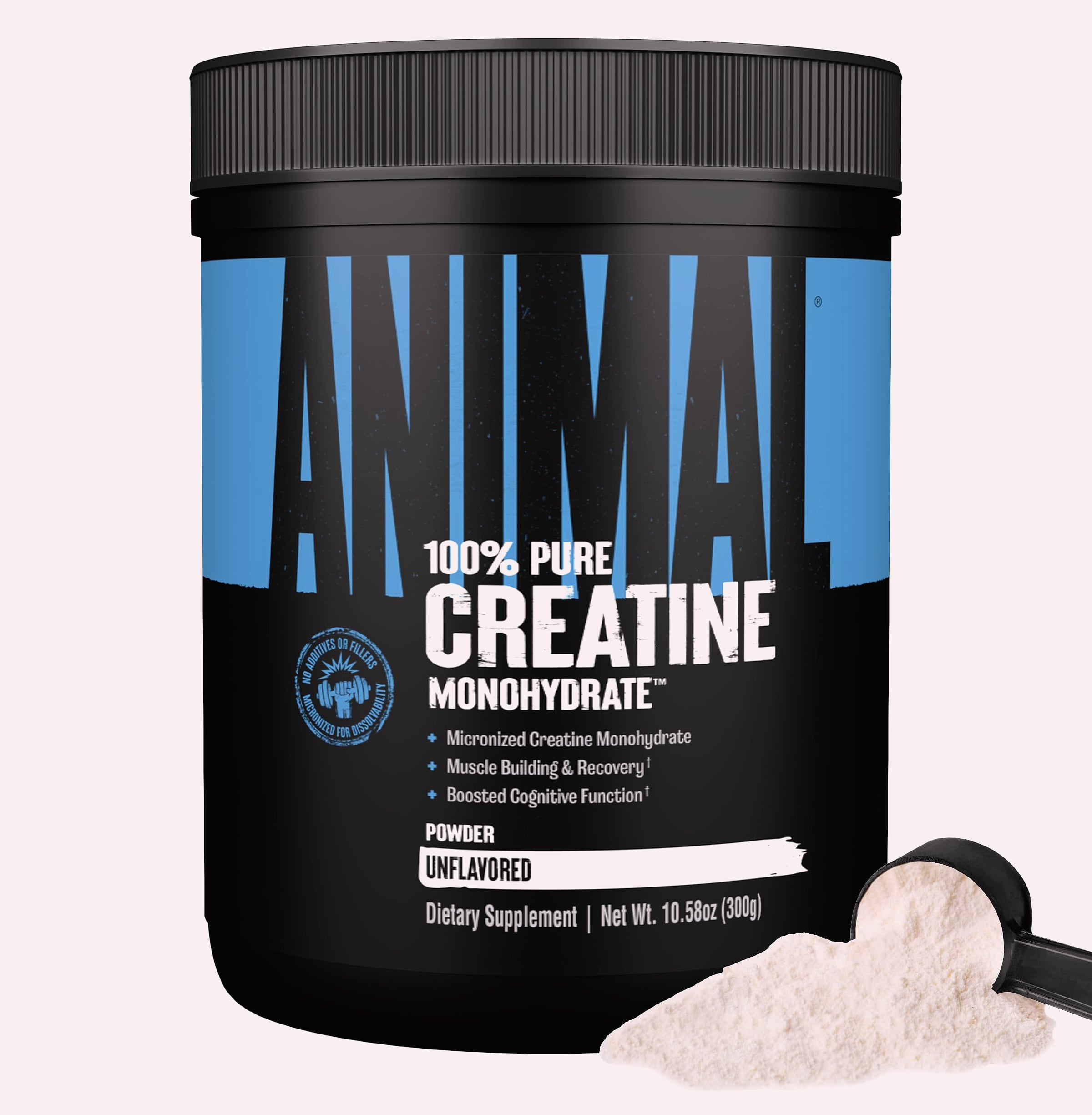 Animal Creatine Monohydrate Powder 300g Micronized