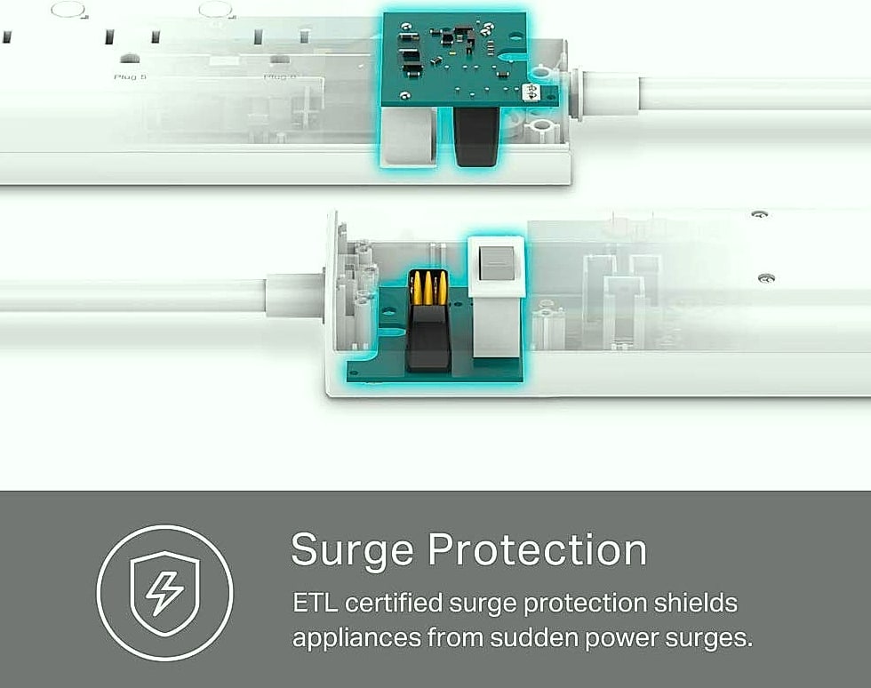 Kasa Smart HS300 Power Strip with 6 Smart Outlets and USB Ports