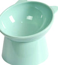 Tilted Cat Bowl Anti-Vomit Shallow Design Whisker Friendly