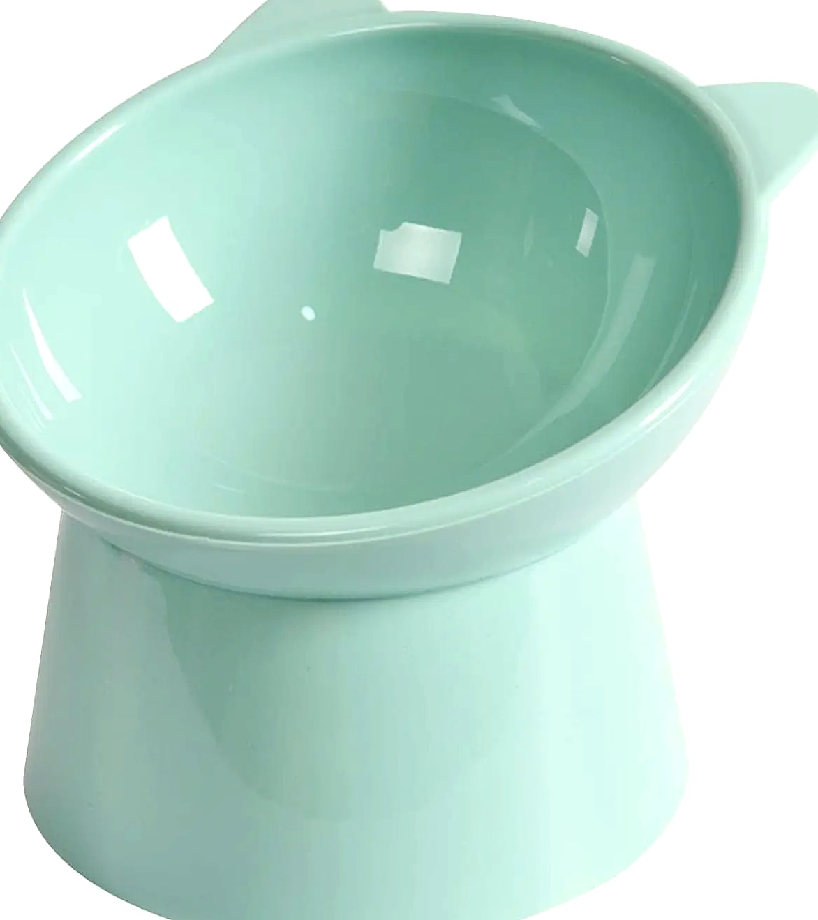 Tilted Cat Bowl Anti-Vomit Shallow Design Whisker Friendly