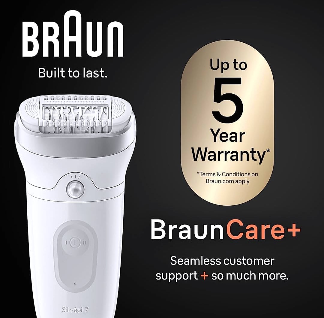 Braun Silk-épil 7 SE7-041 Wet and Dry Epilator for Women