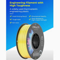 Gray ABS Filament for 3D Printer 1.75mm 1kg