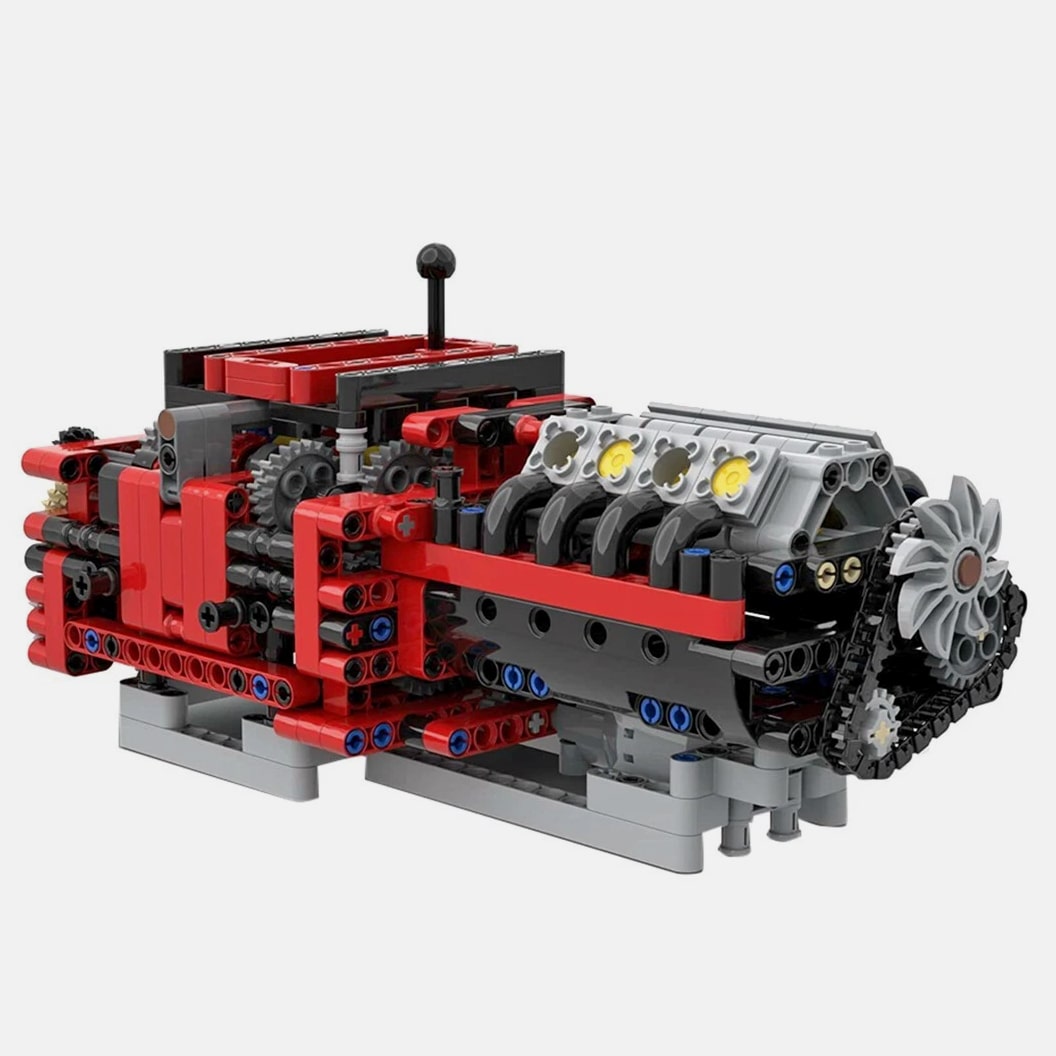 Manual 8-Speed Gearbox with Power Functions 685 Pcs Technic Model