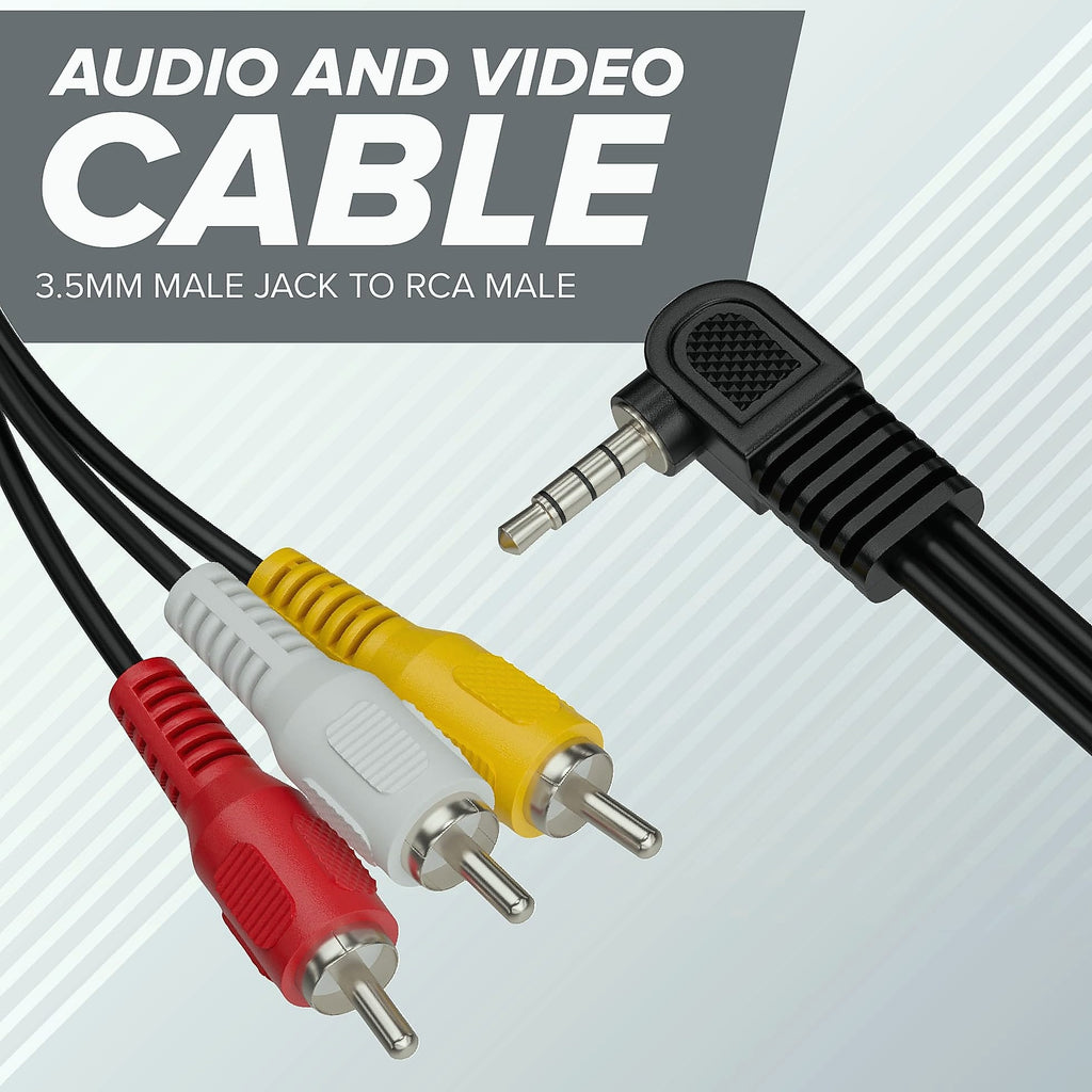 THE CIMPLE CO 3.5mm to RCA A/V Cable for Roku and TiVo 6 Feet