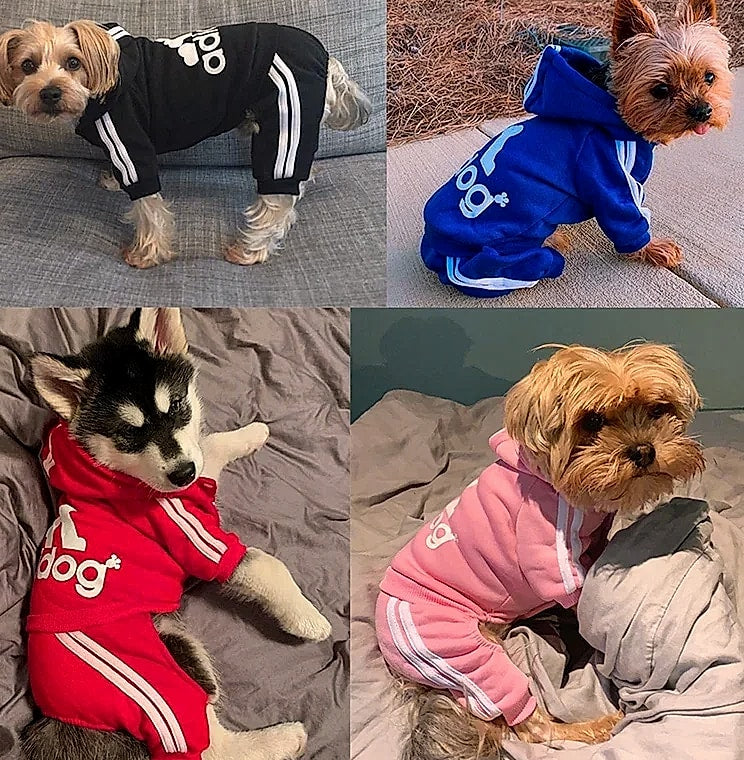 WANGMEOW Adidog Dog Jumpsuit Warm Hoodies Pet Clothing