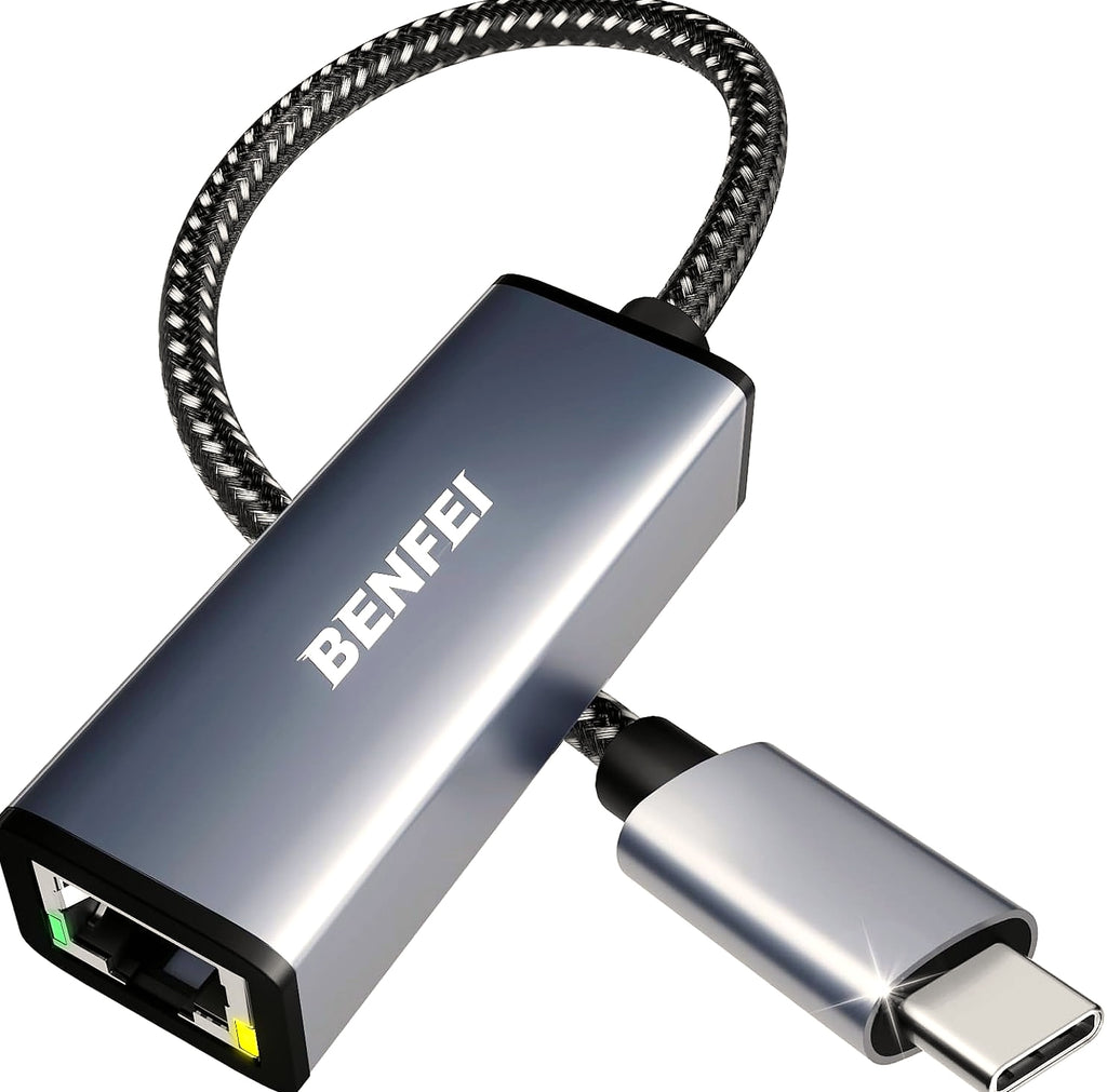 BENFEI USB-C to Ethernet Adapter, Gigabit RJ45