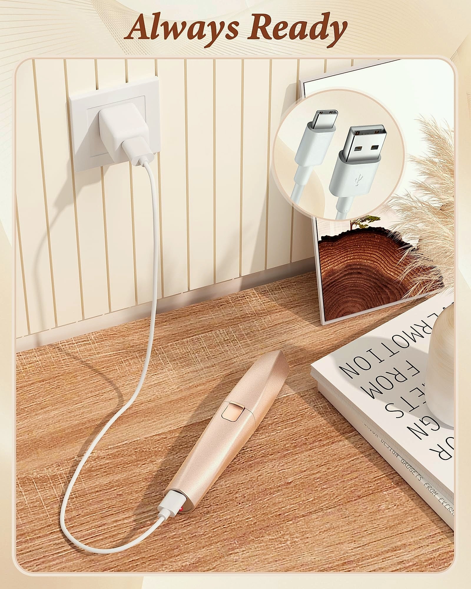 Bissuuy 2-in-1 Eyebrow Trimmer and Face Shaver for Women