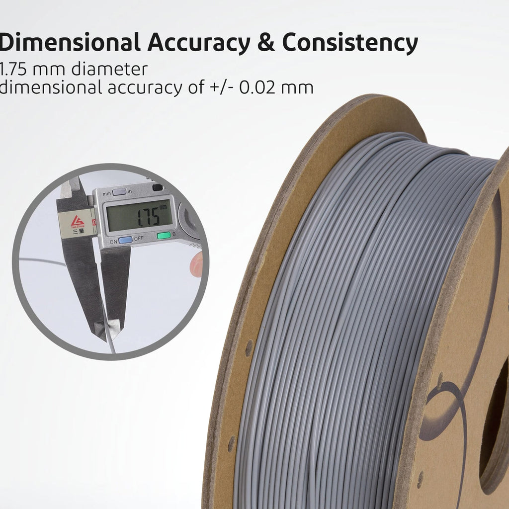 ELEGOO PLA 3D Printer Material Filament Dimensional Accuracy +/- 0.02mm 10 kg