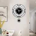 Large Swing Wall Clock Modern Nordic Living Room Silent Pendulum Wall Clock NEW.