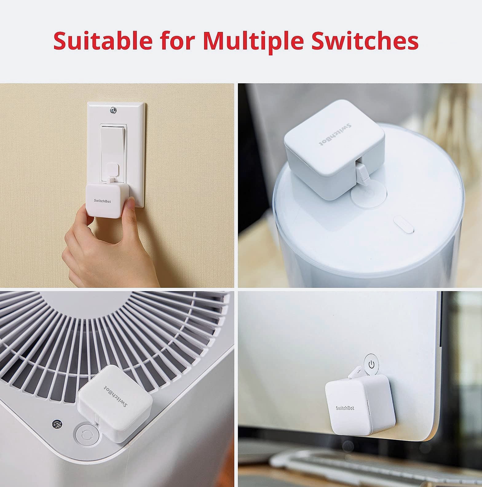 SwitchBot Smart Switch Button Pusher Bluetooth Remote Control