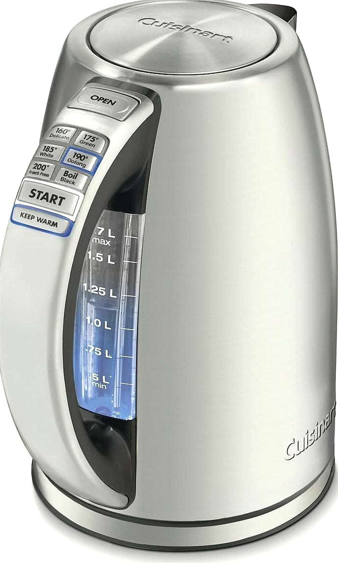 Cuisinart PerfecTemp CPK-17P1 Cordless Kettle, 1500W Electric Tea Kettle