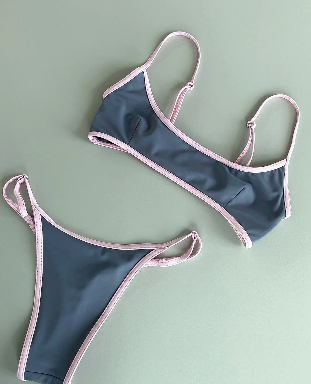 WAVECHO Women's Bikini Set with Chain Detail Swimwear