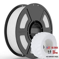 95A 3D Printer Filament 1.75mm, Flexible & Soft Polyurethane, TPU White