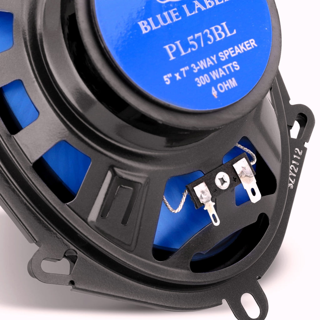 Pyle PL573BL 5x7 Car Speaker Pair 300W 3-Way System
