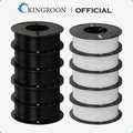 10KG PLA/ ABS/ PETG Filament 1.75mm Black White Gray, 10 Rolls PLA ABS