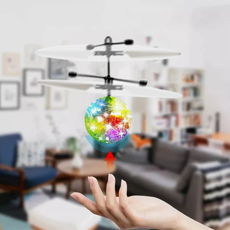Toys for Boys Flying Ball LED 3 4 5 6 7 8 9 10 11 Year Old Kids Birthday Gifts