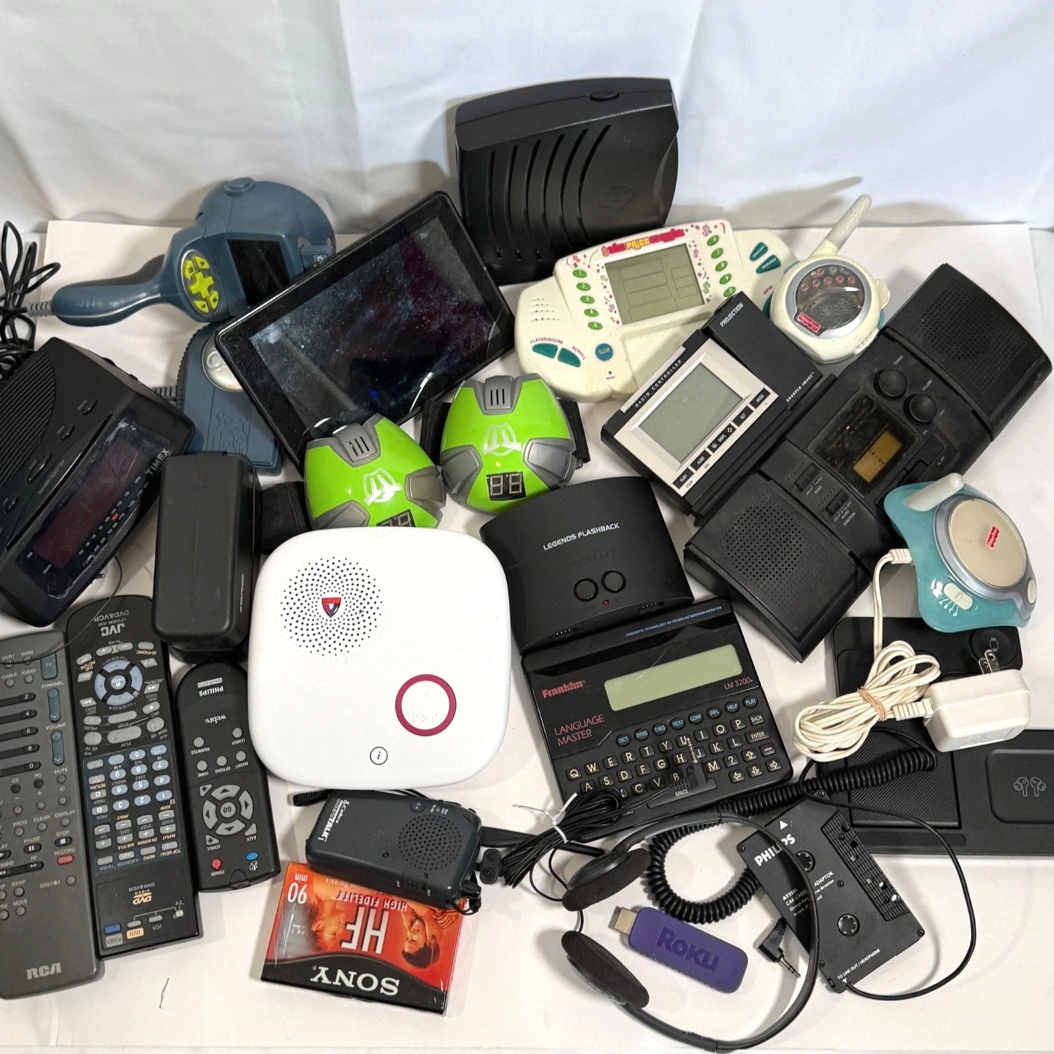 Mixed Lot of Electronics Gadgets As-Is Used Untested Parts Repair Junk Drawer