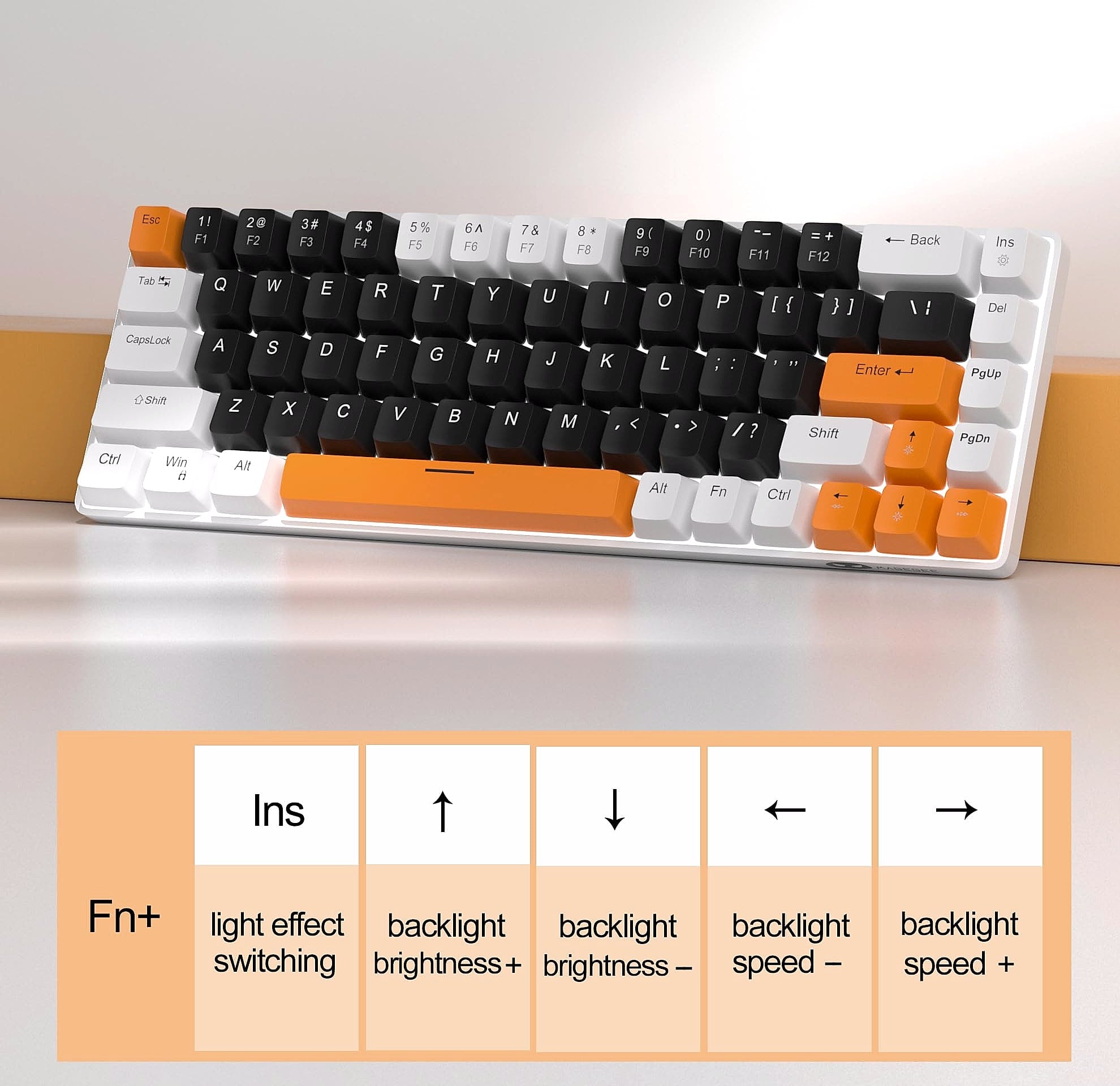 MageGee MK-Box 68-Key Mechanical Gaming Keyboard Compact