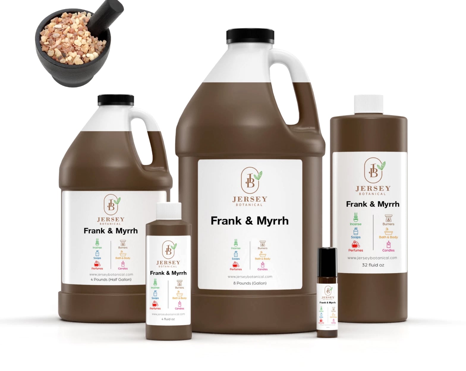 Frankincense & Myrrh Fragrance Oil For Candle, Soap Making, Incense Burner Pure