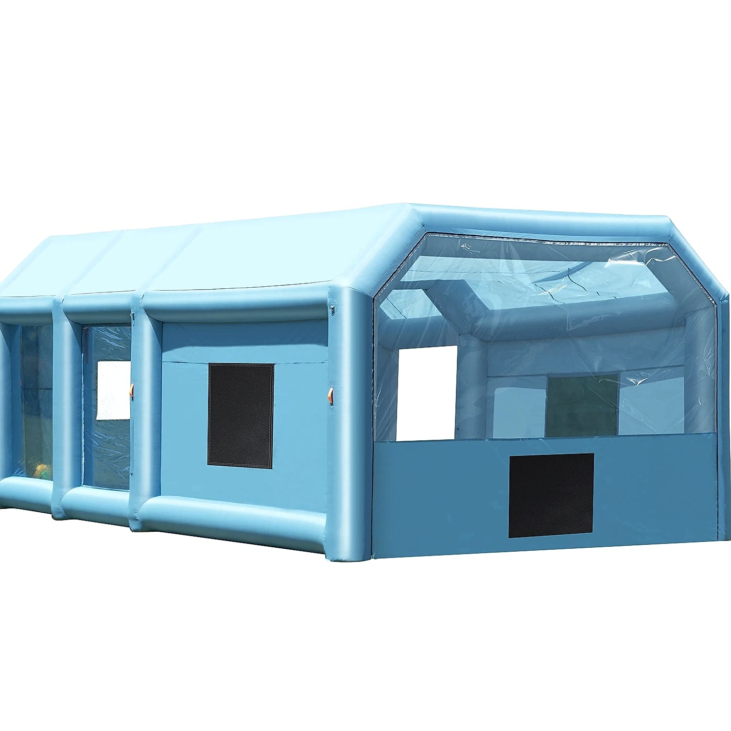 SucceBuy Inflatable Paint Booth with Blowers and Air Filter