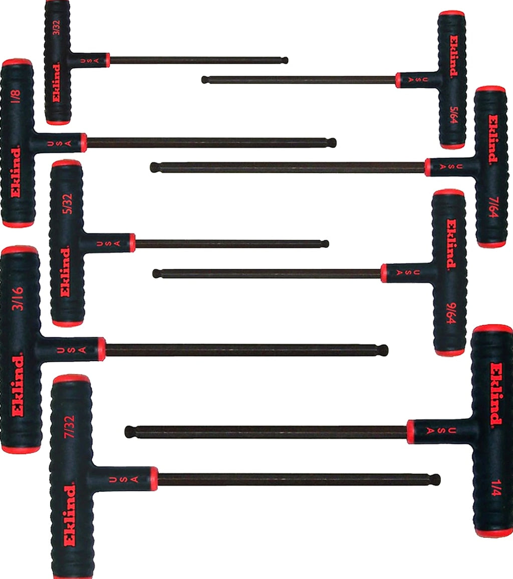 60809 Power-T Handle Ball-Hex Key Allen Wrench, 9 Piece Set