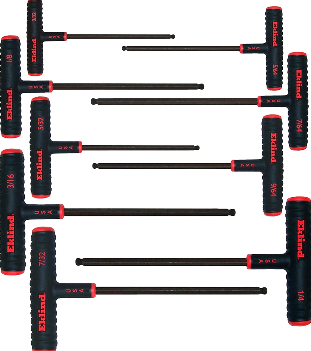 60809 Power-T Handle Ball-Hex Key Allen Wrench, 9 Piece Set