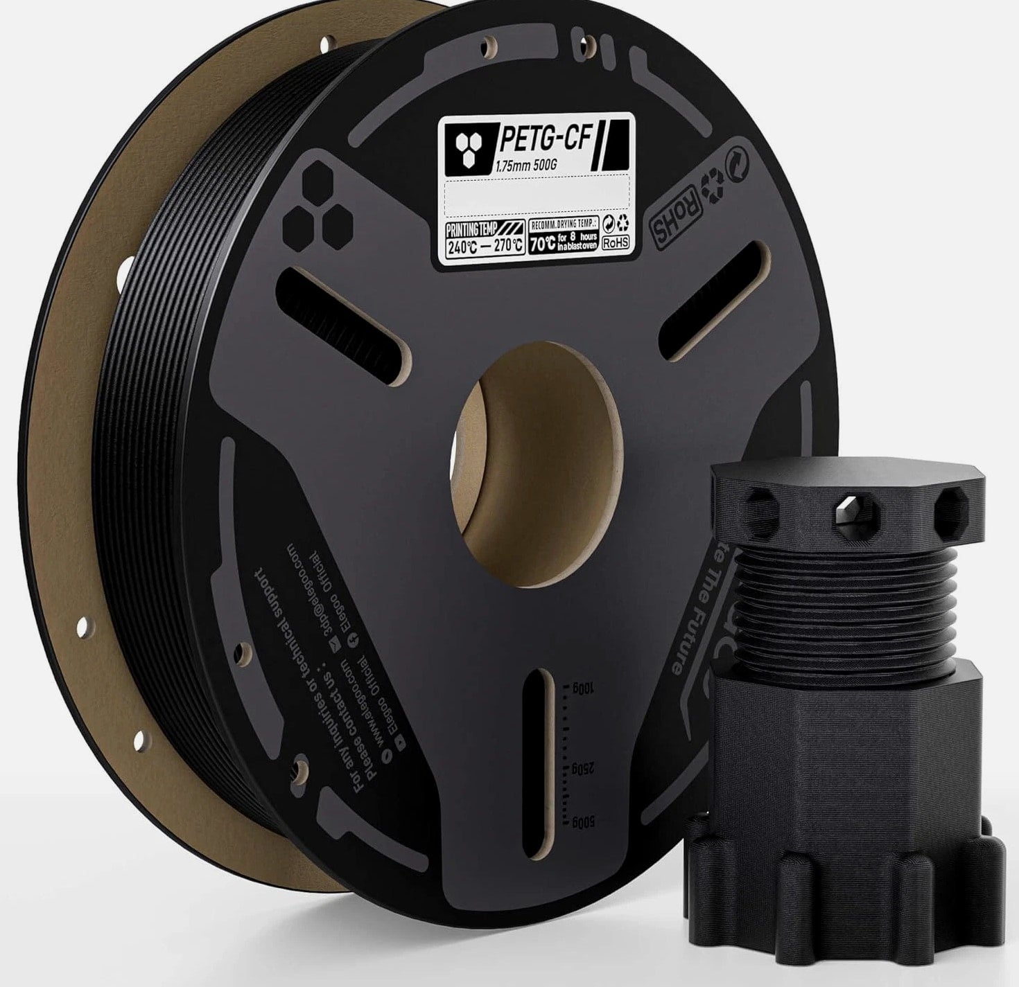 3D Printer Filament PETG 1.75mm 1KG Dark Grey