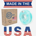 ZYLtech PLA 3D Printer Filament 1.75mm, 1 kg/2.2 lbs - Sea Glass Teal Color