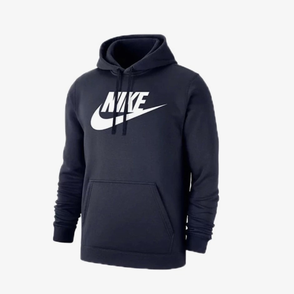 Nike Men's Hoodie Sportswear Club Fleece Active Graphic Pullover Sweatshirt