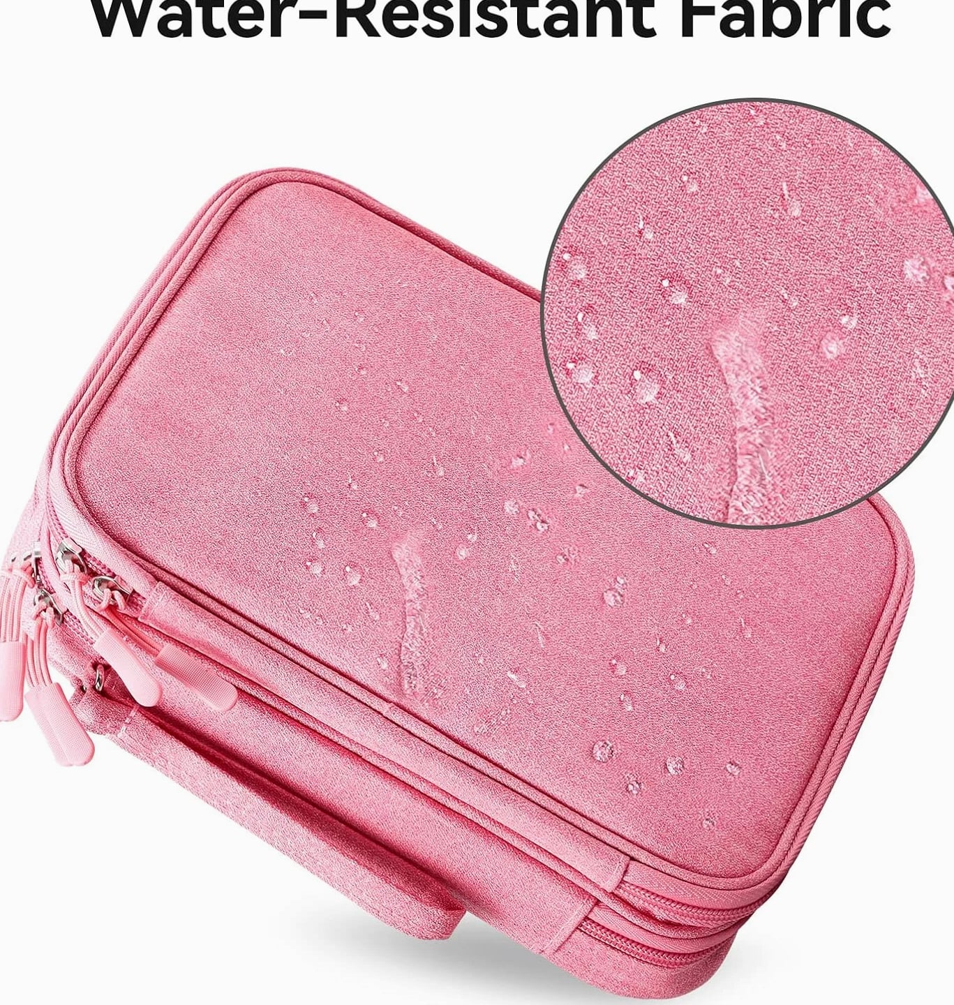 Travel Electronics Organizer Pouch Bag for Tech Gadgets & Airplane Accessories,