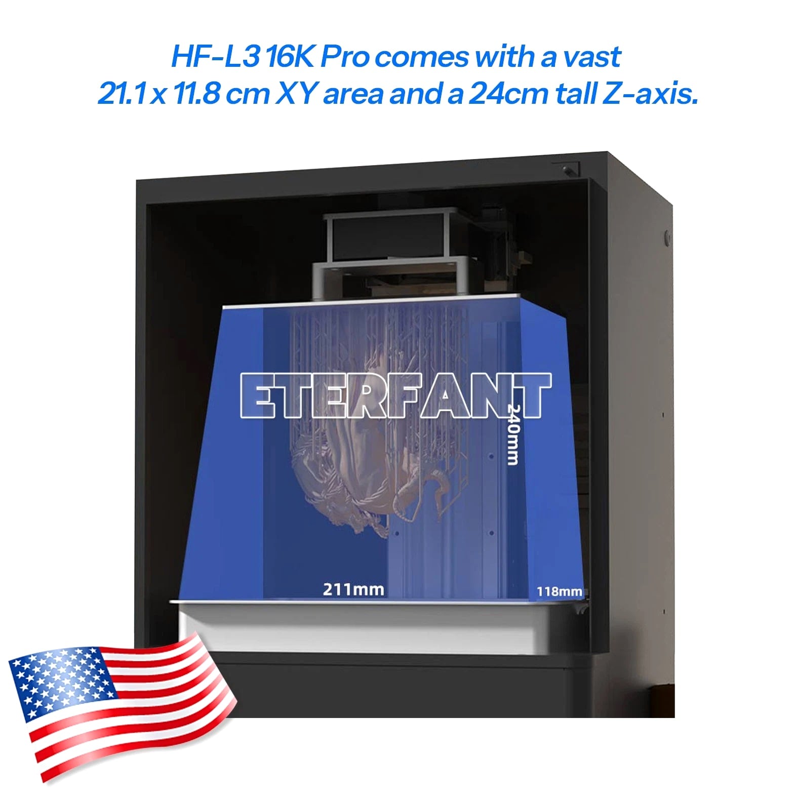 Dental 16K Ultra High Precision UV LCD Resin 3D Printer Industry LAN/USB/WiFi