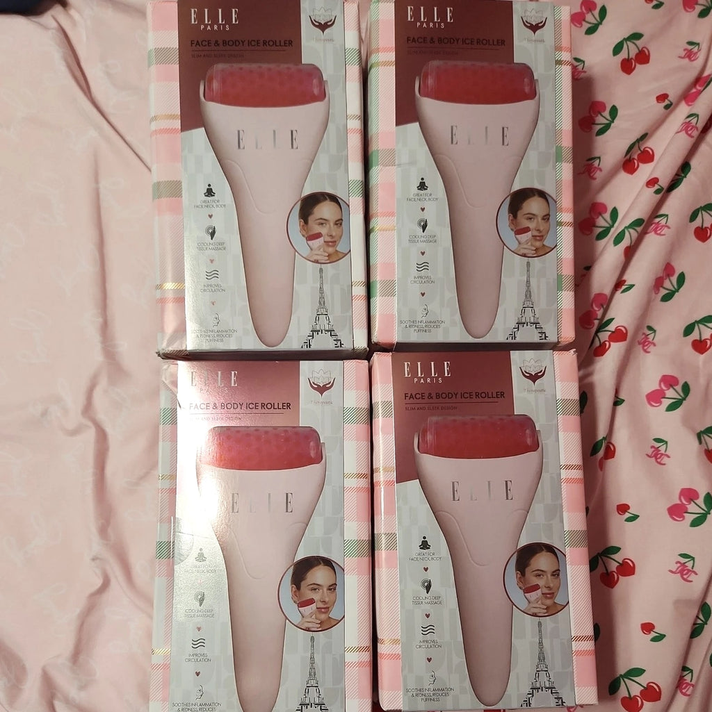Elle Paris Pre-Wrapped Face & Body Ice Roller - Set of 5
