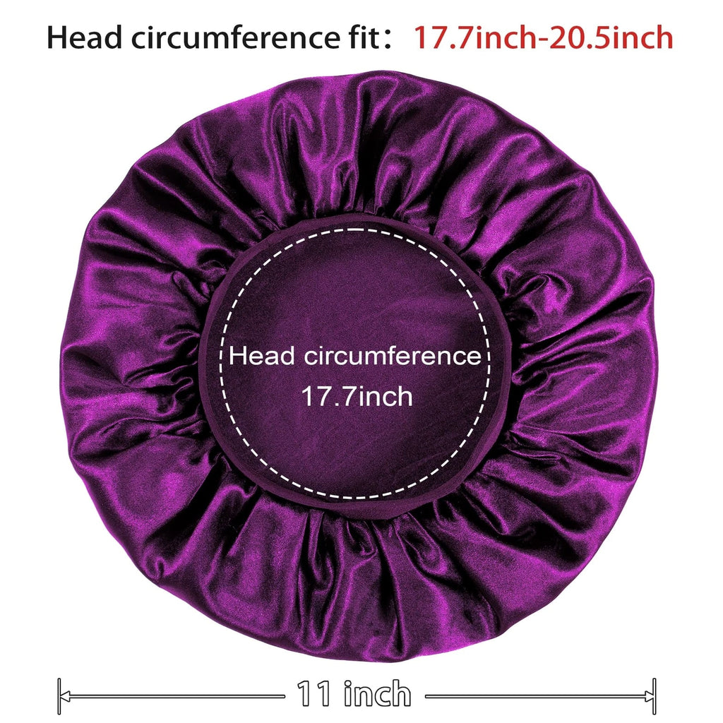 3 Pcs Bonnet for Kids, Kids Bonnets for Girls, Satin Silk Hair Bonnet for Sleeping