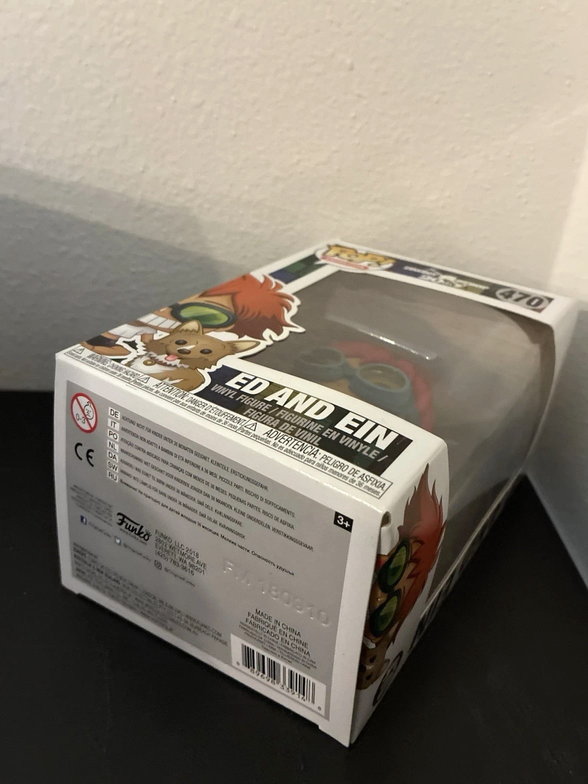 Funko Pop! Animation Cowboy Bebop Ed #148 & Ed and Ein #470 Vinyl Boxed Figures