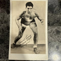 Vintage Wrestling PostCard Vincent Lopez Possibly Signed? Rare