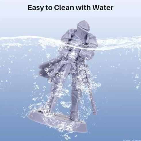 8K Water Washable 3D Printer Resin, Low Viscosity High Precision 405nm UV-Curing