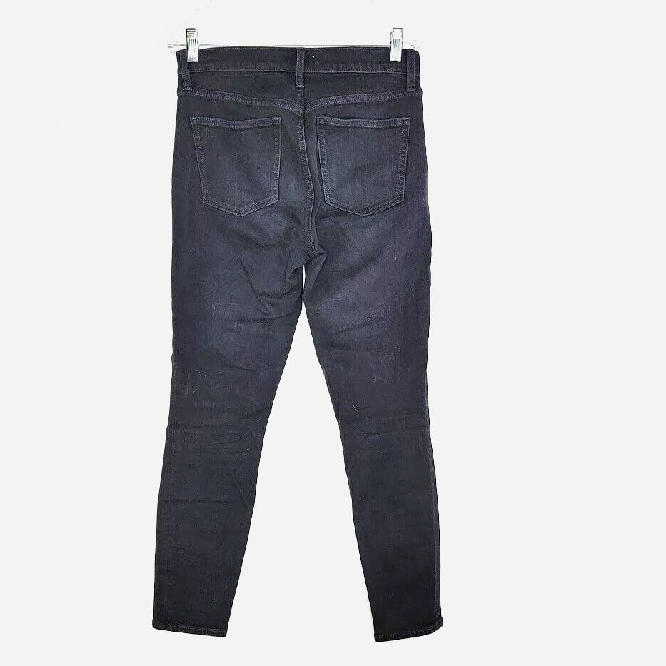 GAP 1969 True Skinny Leg Jeans, Women's Size 6, Dark Wash Black Denim