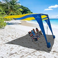 Shark Fin Shade Beach Tent UPF 50+ Wind Sun Canopy