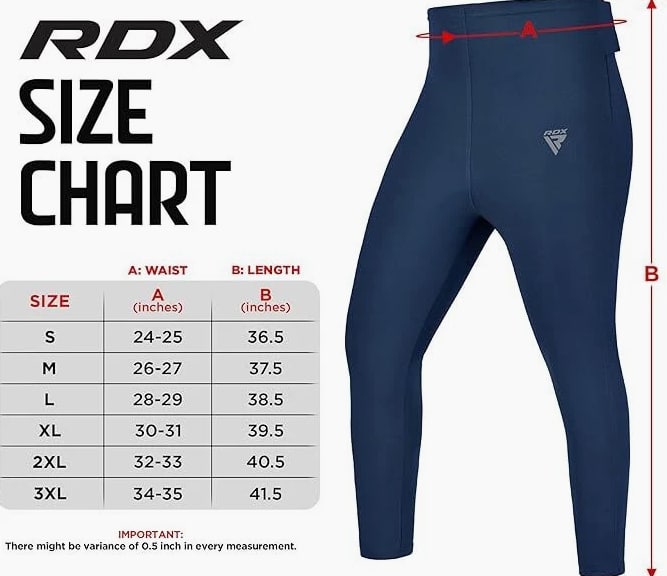 Sauna Leggings for Women by RDX, Gym Yoga Workout Compression Sweat Pants