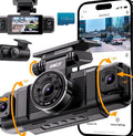 Kankeirr N5 4 Channel Dash Cam 360° View 1080P