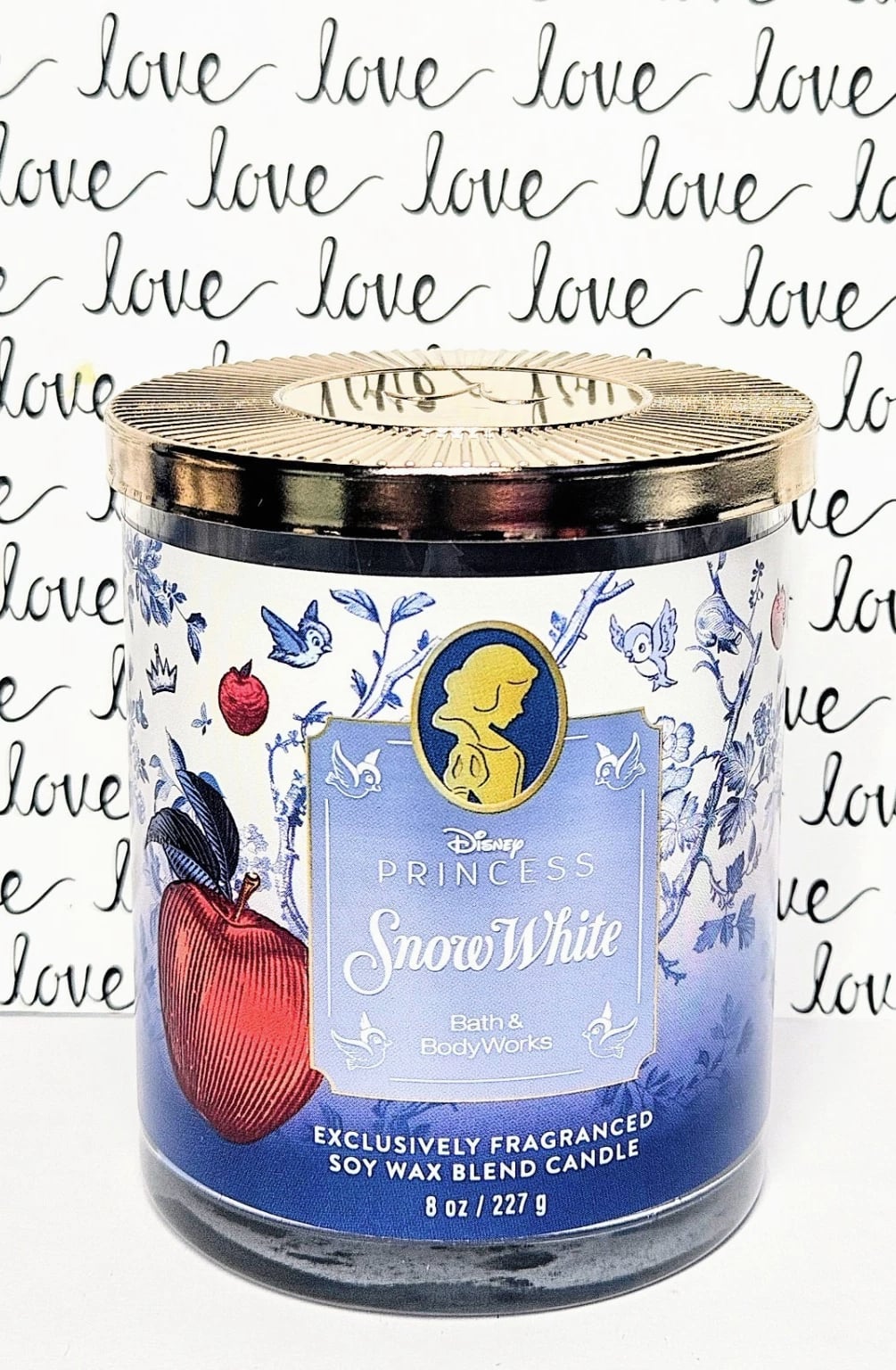 Bath & Body Works Single Wick Candles~ 2026 Disney Princess Collection