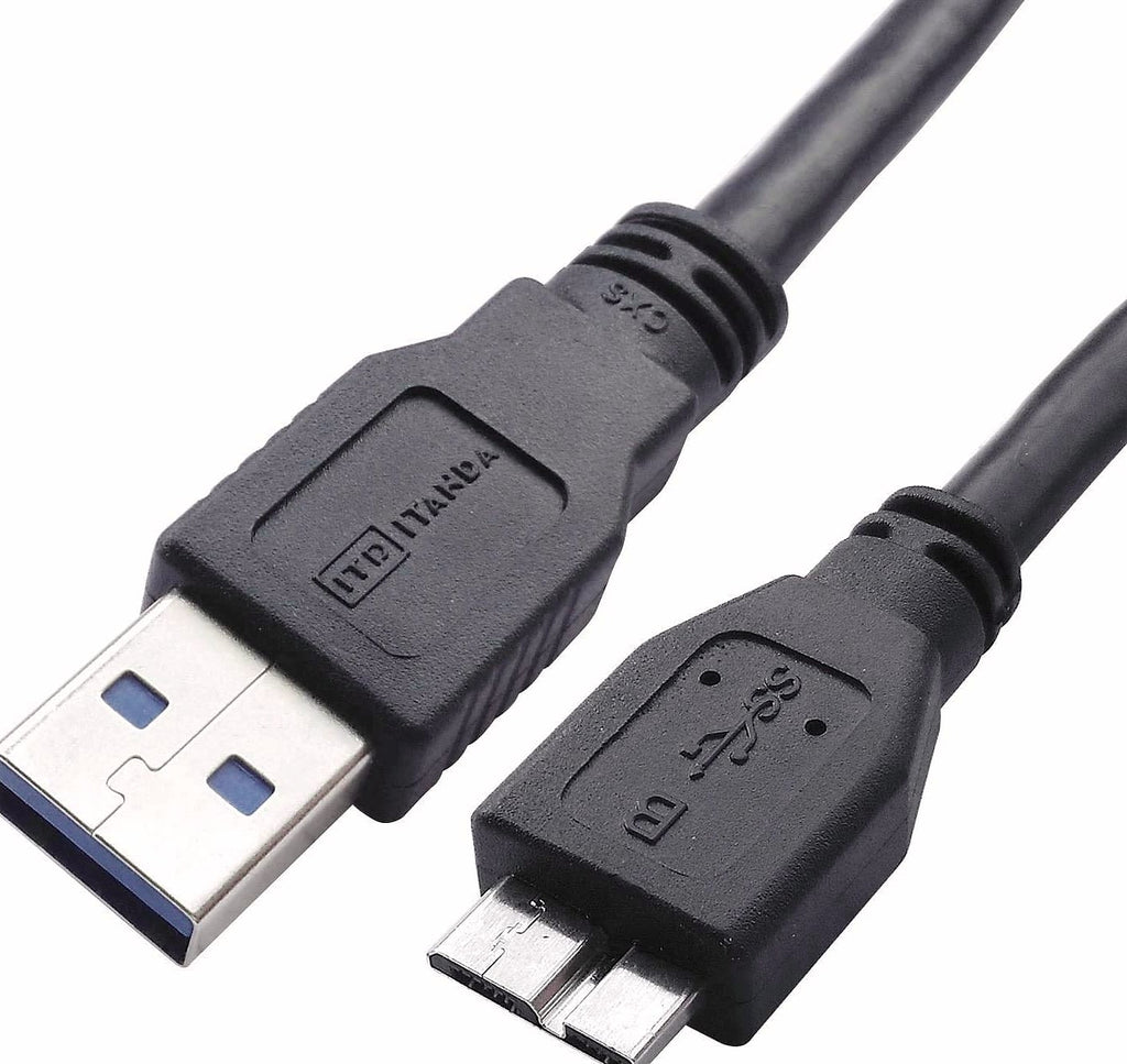 ITD ITANDA USB 3.0 Micro Cable 3.3FT for External Hard Drives