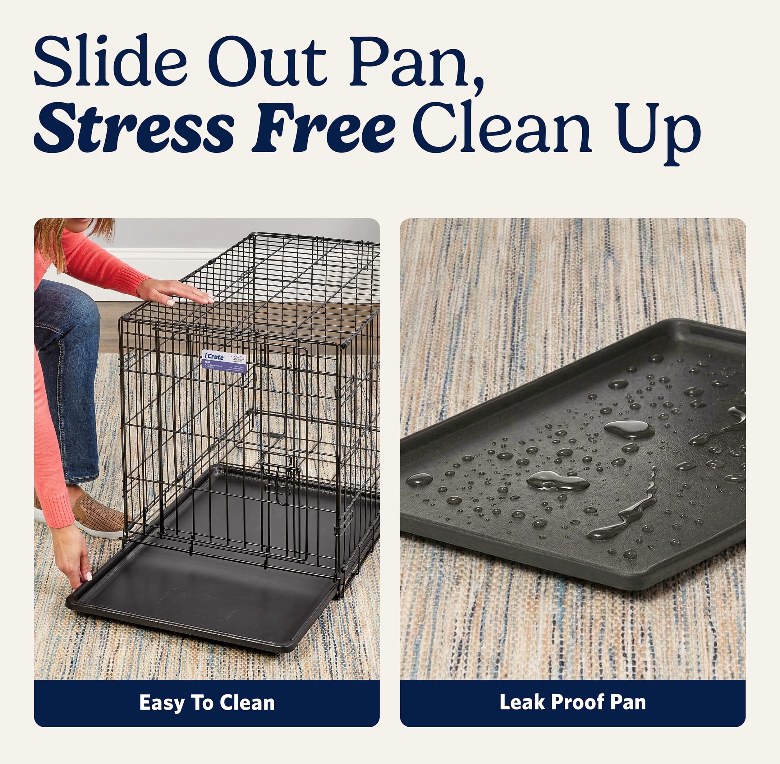 MidWest Homes for Pets 30-Inch iCrate Dog Crate for Medium Breeds